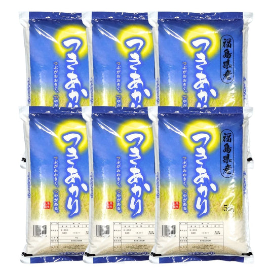 令和7年産 福島県産つきあかり 白米 送料無料 30kg(5kg×6袋) 米 お米 白米 コメ こめ 白米 30kg