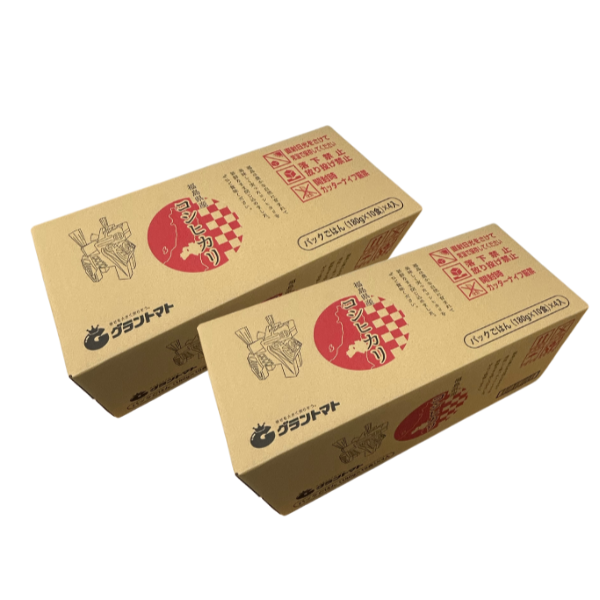 パックご飯 180g 80食セット(10個×4セット)×2箱  福島県産コシヒカリ使用 オリジナルパックご飯